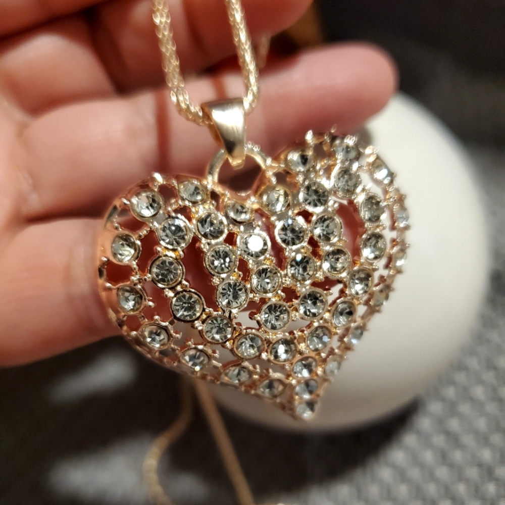 Large Rosegold Heart